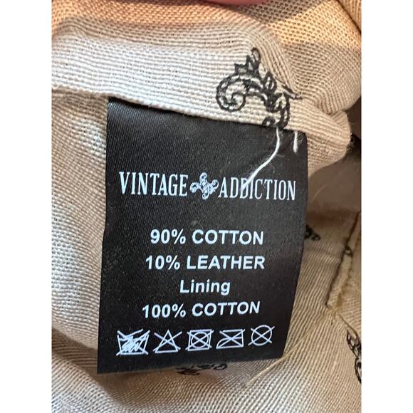 Vintage Addiction "Thankful and Grateful" Rectangular Lined Tote Bag NEW - Picture 11 of 14